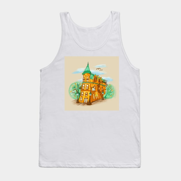 Gooderham Building - Flat Iron Toronto Tank Top by cindyrosestudio